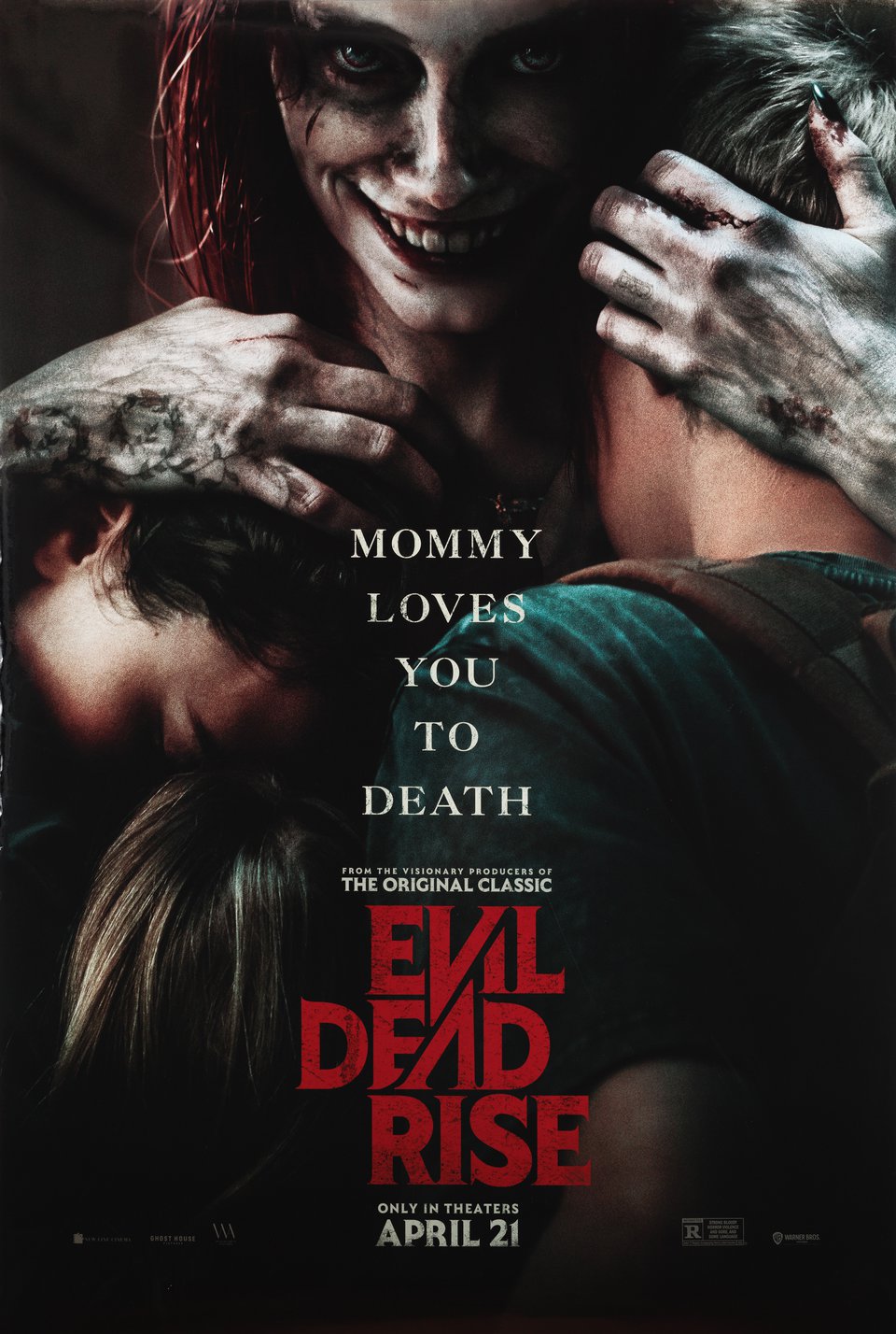 2023 Evil Dead Rise Movie Poster 11X17 Beth Ellie Danny Kassie