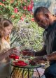 Annabelle teaches Christian Cooper how to make sugar water for the Costa Hummingbird feeders in her front yard in Palm Springs, CA in EXTRAORDINARY BIRDER WITH CHRISTIAN COOPER | ©2023 National Geographic/Jon Kroll