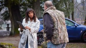 Lyndie Greenwood in CRIMETIME: FREEFALL - Season 1 | ©2024 Hallmark