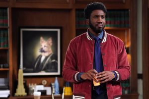 Nyambi Nyambi as Wyatt in NIGHT COURT - Season 2 - "Hold the Pickles, Keep the Change" | ©2024 NBC/Nicole Weingart