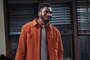 Nyambi Nyambi as Wyatt in NIGHT COURT - Season 2 - "Wheelers of Fortune" | ©2024 NBC/Nicole Weingart