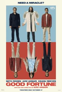 GOOD FORTUNE movie review | ©2025 Lionsgate