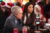 Kathy Bates as “Madeline Matlock” and Leah Lewis as “Sarah Franklin" in MATLOCK - Season 2 - "Call It a Christmas Gift" | ©2025 Michael Yarish/CBS