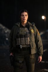 Morena Baccarin as Sheriff Mickey Fox in SHERIFF COUNTRY - Season 1 - "The Finest" | ©2026 CBS/Sergei Bachlakov