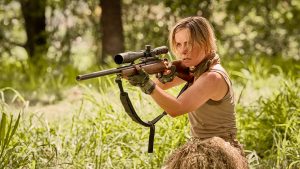 Radha Mitchell in SEVEN SNIPERS | ©2026 Monster Pictures Studios