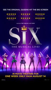 SIX: THE MUSICAL LIVE! movie poster | ©2026 Focus Features