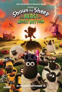 SHAUN THE SHEEP: THE BEAST OF MOSSY BOTTOM movie poster | ©2026 GKids